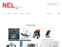 Tablet Screenshot of nelent.com